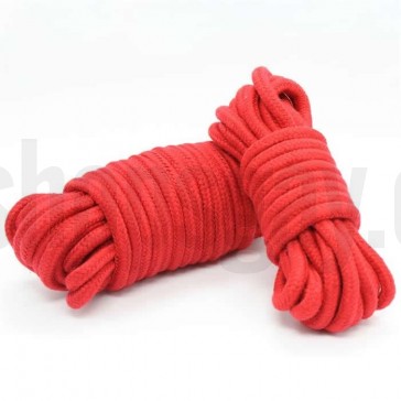 Cuerda roja de algodon