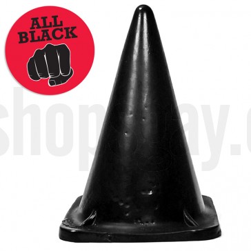 Plug gigante con forma de cono, All Black 35 Manfred